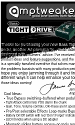 Amptweaker Tight Drive Handbuch