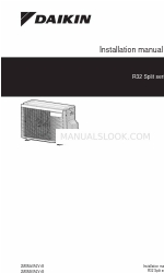 Daikin 2MXM50A2V1B Manual de instalação