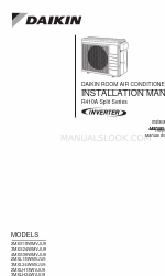 Daikin 2MXS18WMVJU9 Manuale di installazione