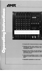 AMR 64 Operating Instructions Manual