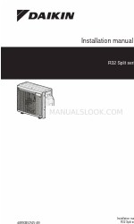 Daikin 4MWXM A9 Series Kurulum Kılavuzu