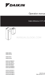 Daikin Altherma 3 H F+W EABX16DF6V Instrukcja obsługi