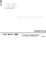 AMS CT424 DAB BT 소유자 매뉴얼