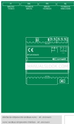 Comelit 20003400 Technical Manual