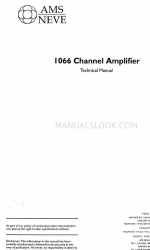 AMS Neve 1066 Manual técnico