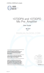 AMS Neve 1073DPD User Manual