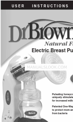 Dr. Brown's Electric Breast Pump Инструкции пользователя