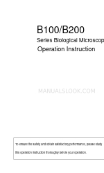 AmScope B200 Panduan Instruksi Pengoperasian