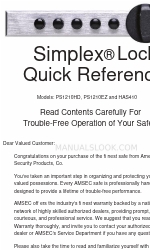 AMSEC Simplex Hızlı Referans