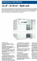 Electrolux 102278 Especificações