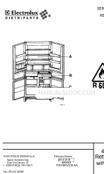 Electrolux 4-Door Refrigerator with R600a Instrukcja serwisowa