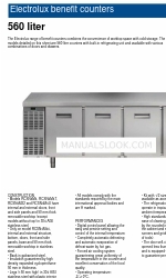 Electrolux 726170 Specifications