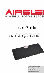 AIRSLED Stacked Dryer Shelf Kit Manual do utilizador