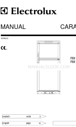 Electrolux CARAVAN RM 4601 Manual