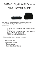 AIRSONICS GXT542U Manuale di installazione rapida