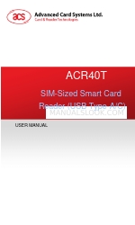 Advanced Card Systems ACR40T Manuel de l'utilisateur