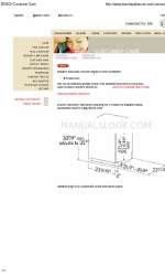 Bosch Apexx SHY99A Руководство по установке