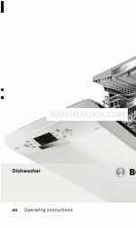 Bosch DISHWASHER Manual de Instruções