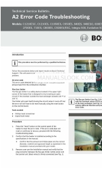 Bosch Evolution 500 Boletín de servicio técnico