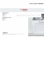 Bosch Integra SHV43P13UC Manuale di pianificazione