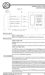 Advanced Control Technologies th104 Istruzioni per l'installazione