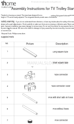 1home Furniture TC-001B Manual Petunjuk Perakitan