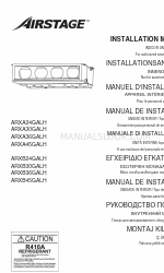 AirStage ARXA24GALH Instrukcja instalacji