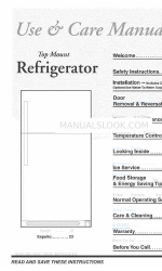 Electrolux WRT18MP6CSC Use & Care Manual