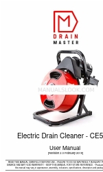 Drain Master CE50 사용자 설명서