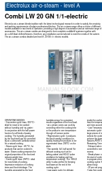 Electrolux 267004 Folleto y especificaciones