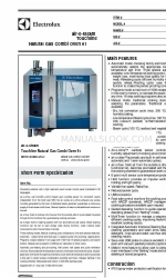 Electrolux 267700 Short Form Specification