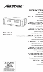 AirStage ARXC72GATH Installation Manual