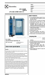 Electrolux 268712 Short Form Specification