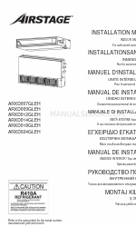 AirStage ARXD007GLEH Installation Manual