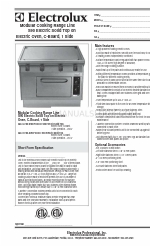 Electrolux 584149 Specification Sheet