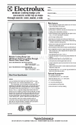 Electrolux 584156 Specification Sheet