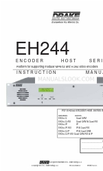 DRAKE ENCODER HOST EH244 Manuel d'instruction