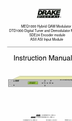 DRAKE DTD1000 Manual de instrucciones