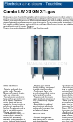 Electrolux air-o-convect 20 GN 2/1 Manuale d'uso