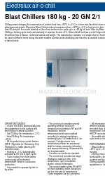 Electrolux air-o-convect 20 GN 2/1 Opuscolo e specifiche