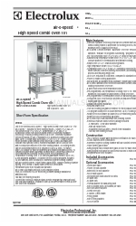 Electrolux Air-O-Speed 260573 Технический паспорт