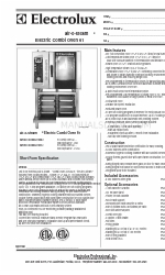 Electrolux Air-O-Steam 267080 Технический паспорт