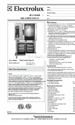 Electrolux Air-O-Steam 267550 Scheda tecnica