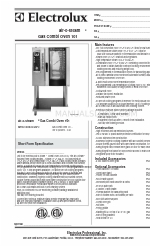 Electrolux Air-O-Steam 267552 Scheda tecnica