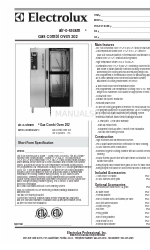 Electrolux Air-O-Steam 267555 Fiche technique