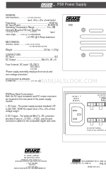 DRAKE PS8 Технічний паспорт