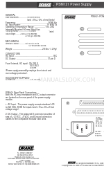DRAKE PSM121 Інструкція з експлуатації