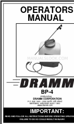 Dramm BP-4 운영자 매뉴얼