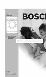 Bosch AXXUS WFL 2060 Instruction Manual And Installation Instructions