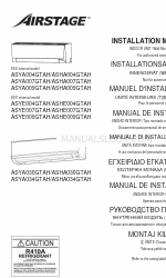 AirStage ASHA007GTAH Installatiehandleiding